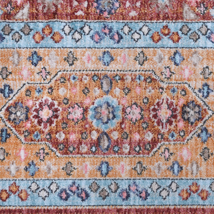 Rust Traditional Turkish Rug 5X8 ft