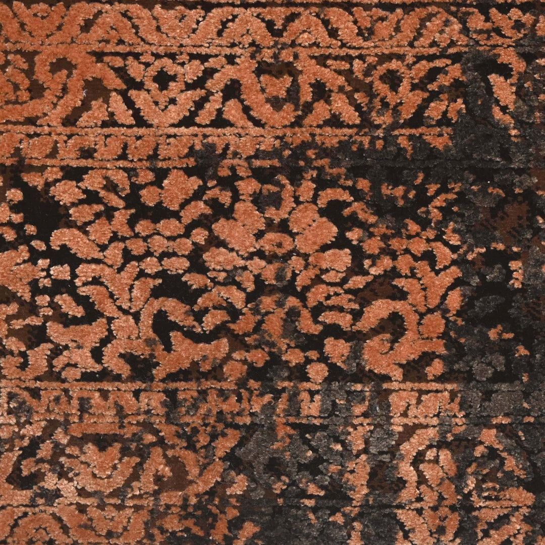 Terracotta Orange Turkish Rug 5X8 FT
