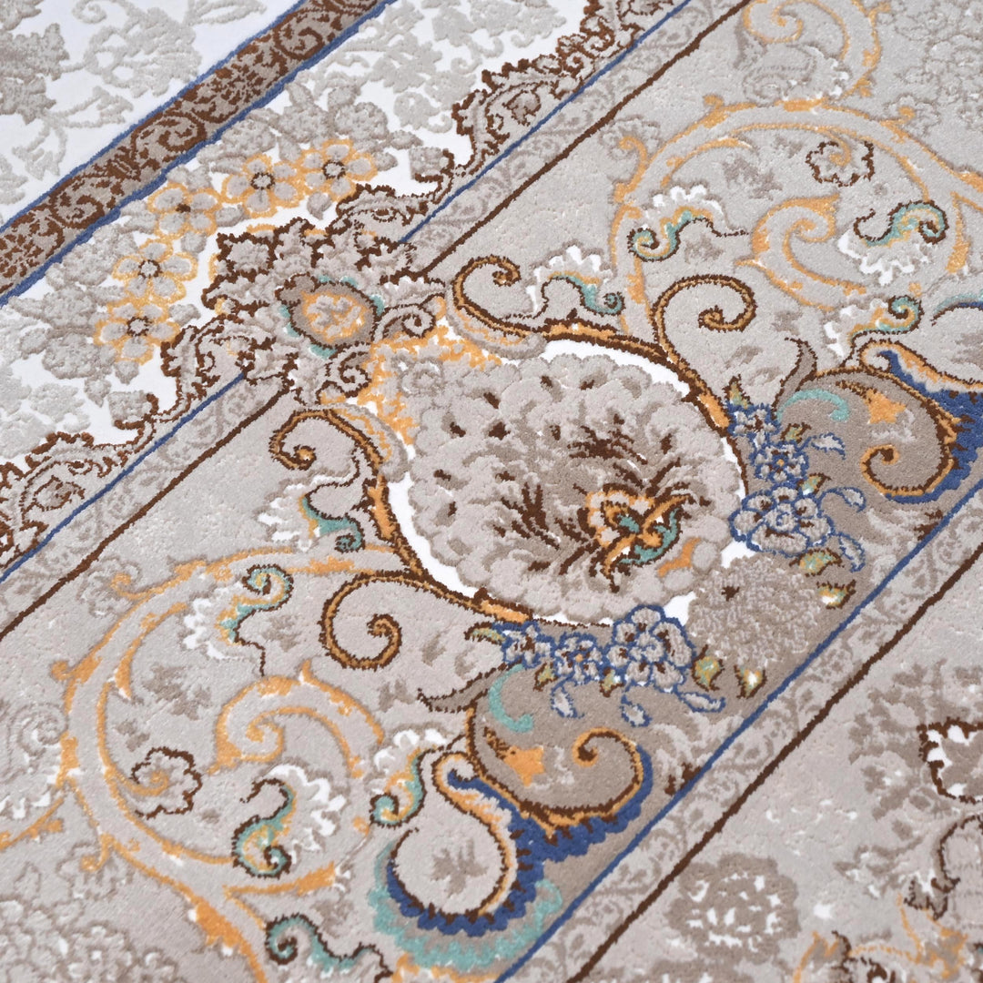 Cream Beige Persian Rug 7x10 FT