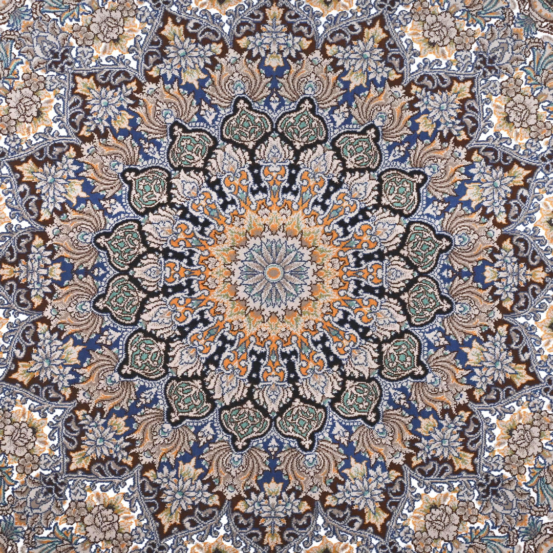 Grey Beige Persian Rug 7x10 FT