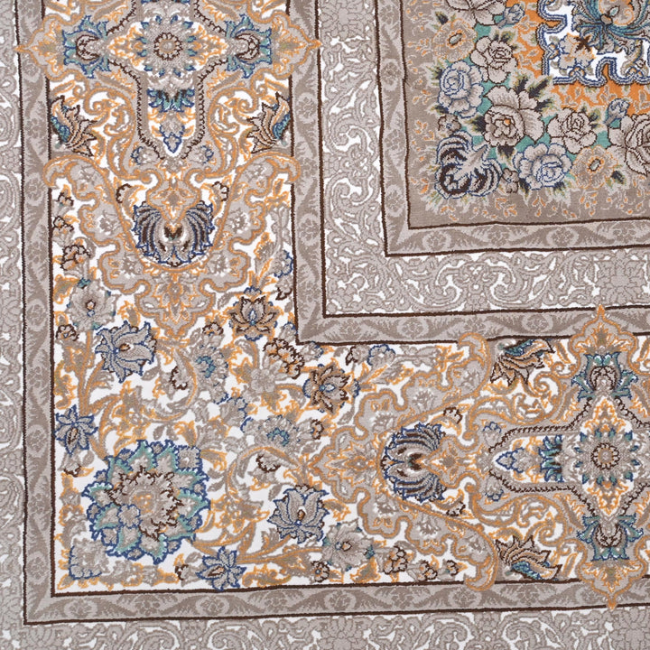 Grey Beige Persian Rug 7x10 FT