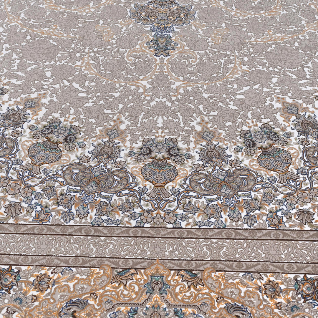 Grey Beige Persian Rug 7x10 FT