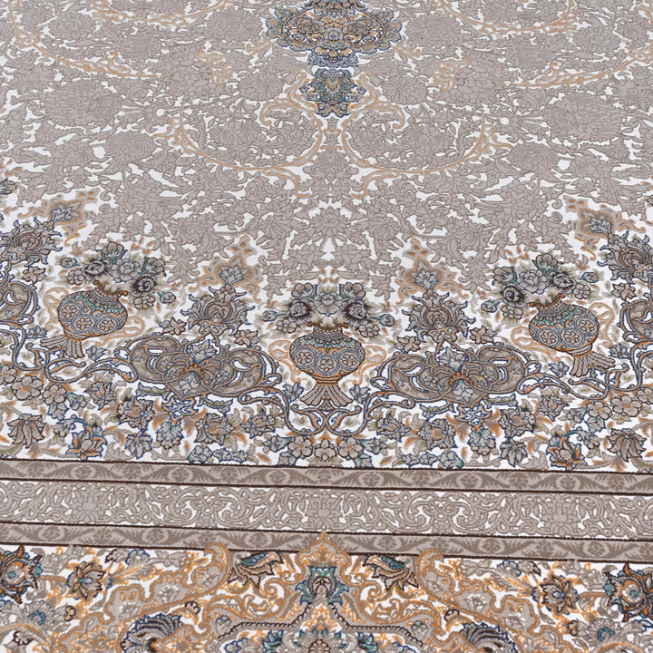 Grey Beige Persian Rug 7x10 FT