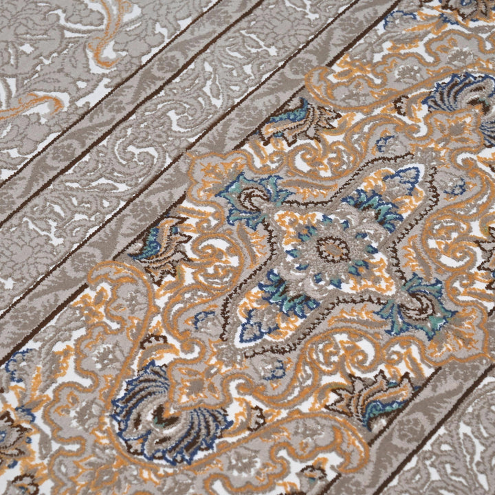 Grey Beige Persian Rug 7x10 FT