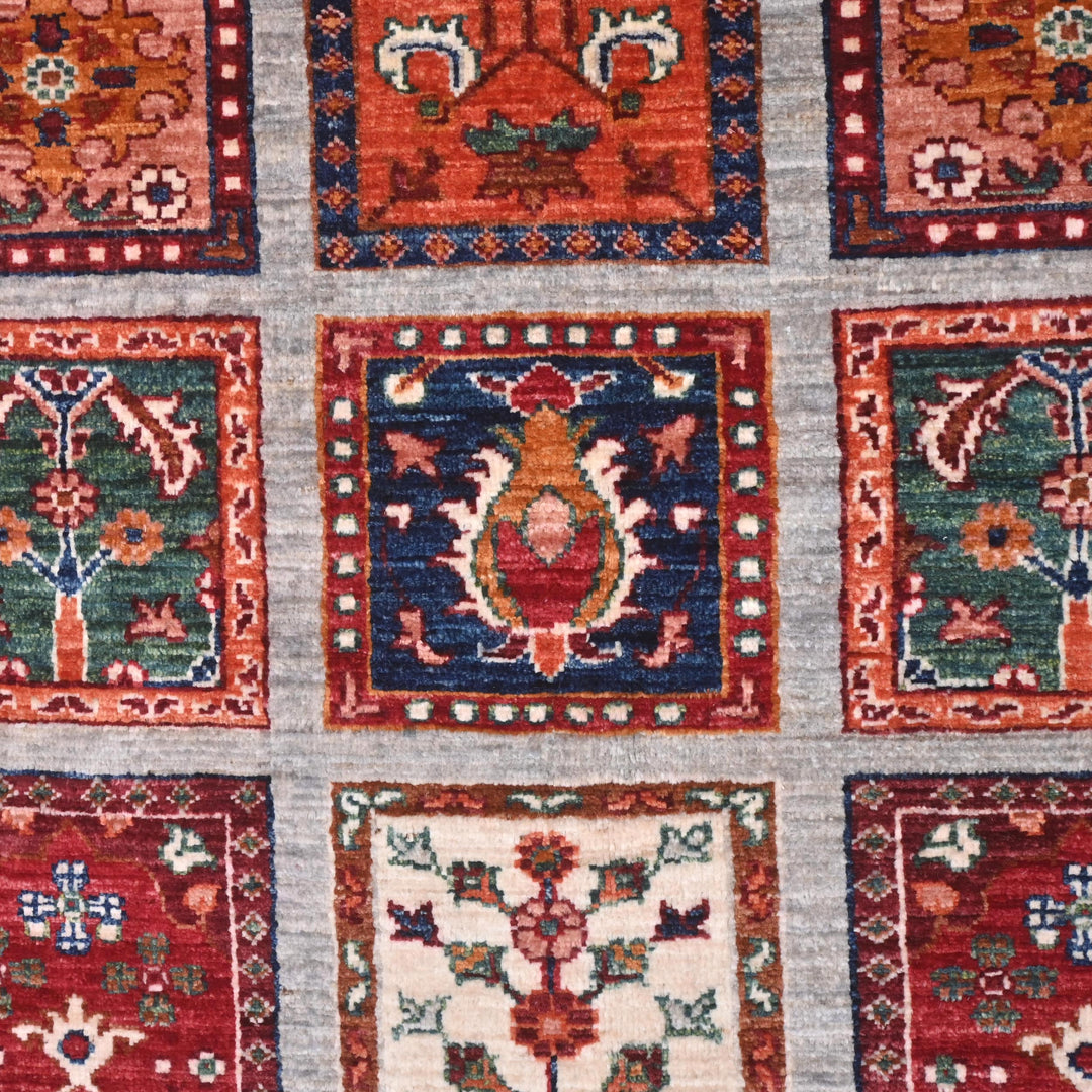 Khurjin Multi Handmade Rug 6.7X5.1 FT