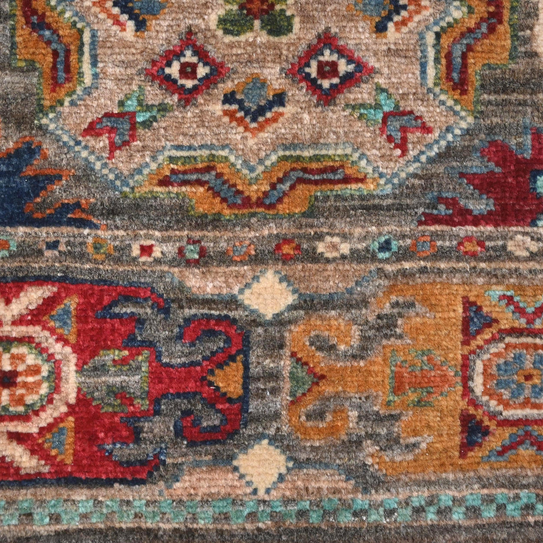 Khurjin Multi Handmade Rug 6.7X5.1 FT