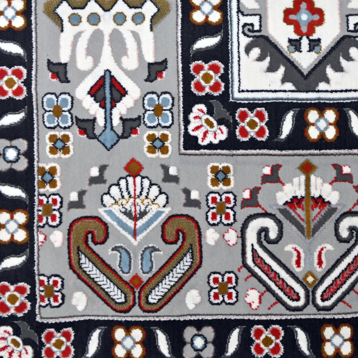 Light Blue Persian Khas Prayer Rug 2.5x4 FT