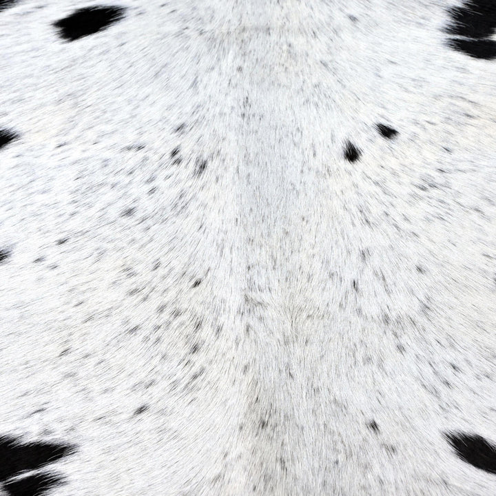 Black & White Cow hide Rug Cowhide 4.5X5 FT