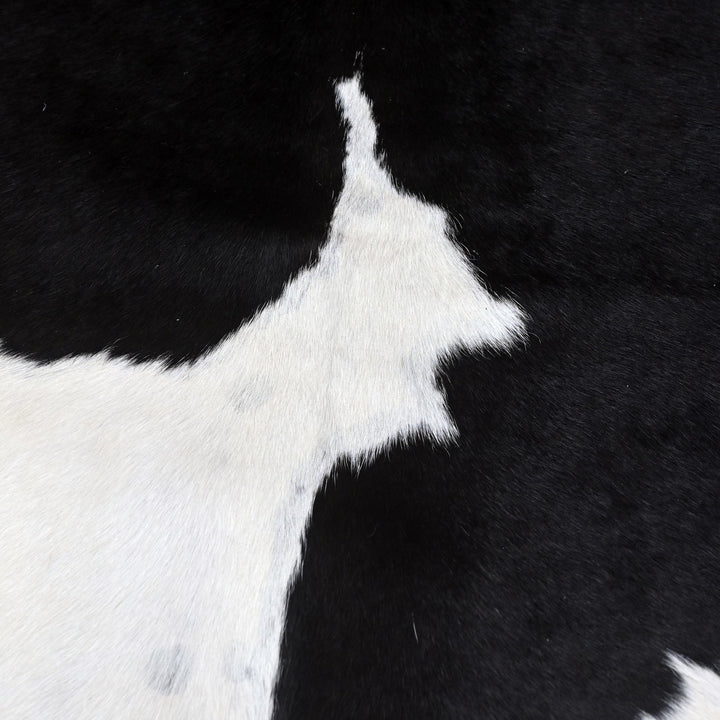 Panda Print Cow hide Rug 4X4 FT