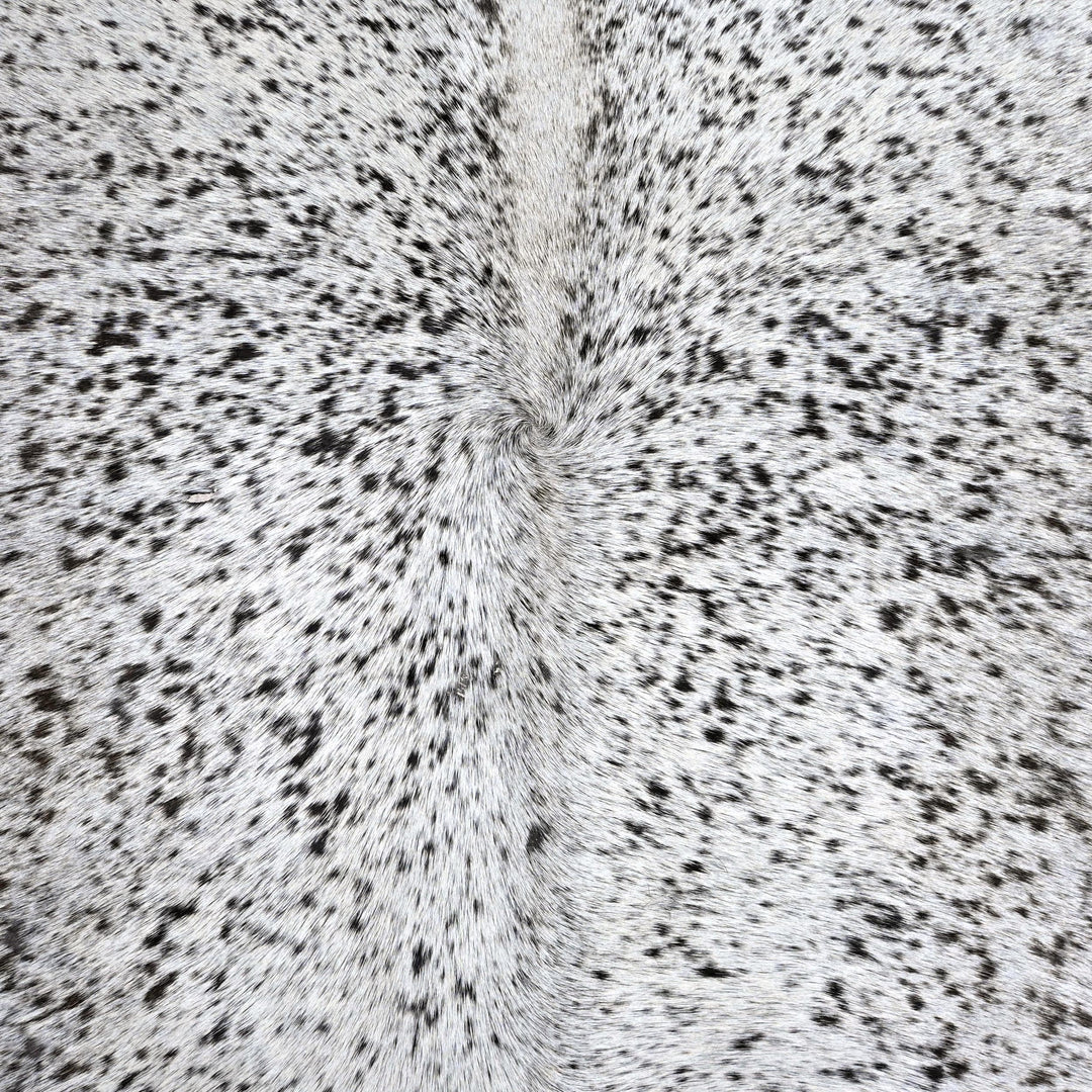 Grey & White Speckled Cow Hide 5X6 FT