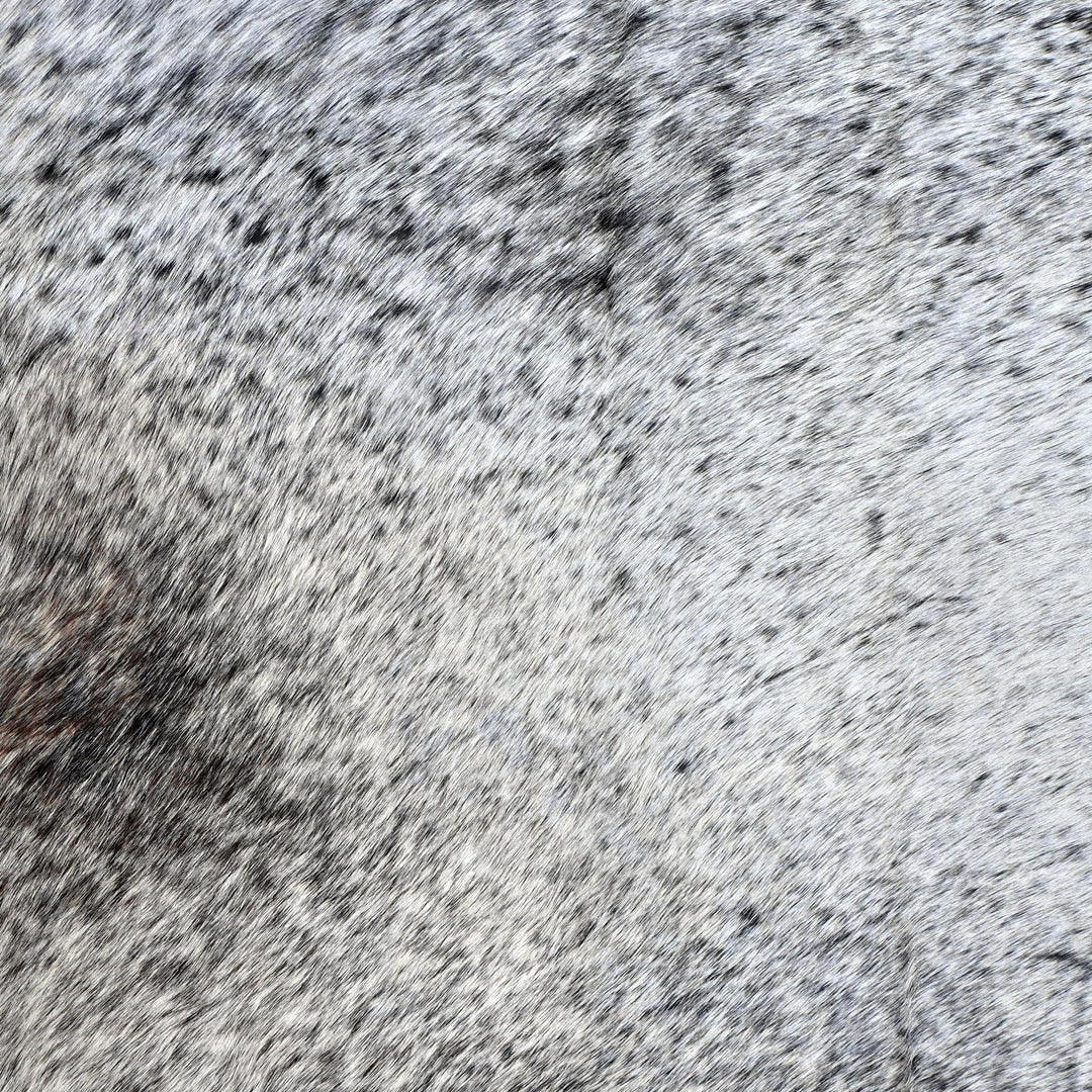 Grey & White Speckled Cow Hide 5X6 FT