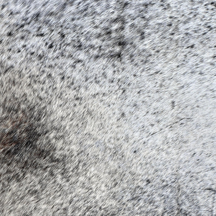 Grey & White Speckled Cow Hide 5X6 FT