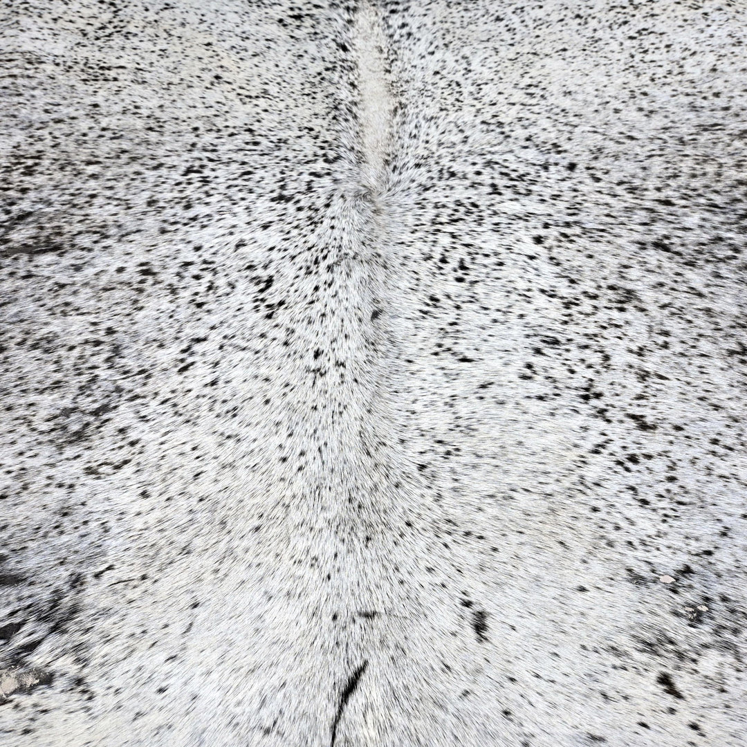 Grey & White Speckled Cow Hide 5X6 FT