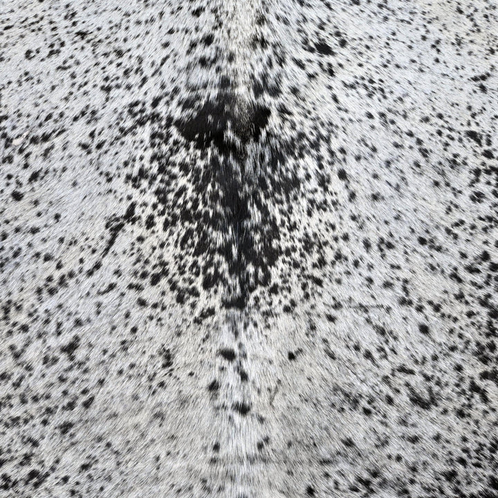 Grey & White Speckled Cow Hide 5X6 FT