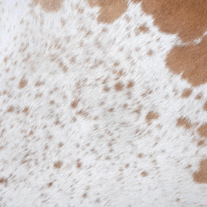 Speckled Brown & White Cow Hide 5.5X6 FT