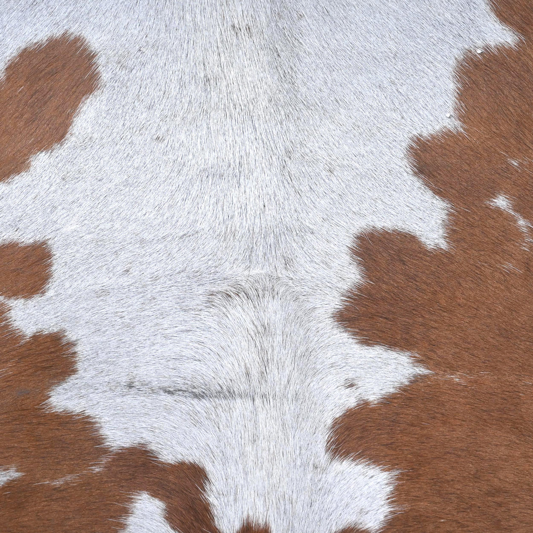 Speckled Brown & White Cow Hide 5.5X6 FT