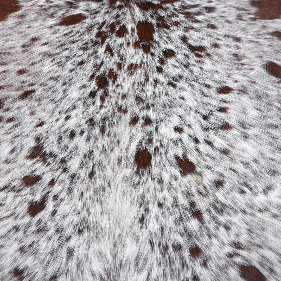 Brazilian Exotic Tricolor Cow Hide 6x6 FT