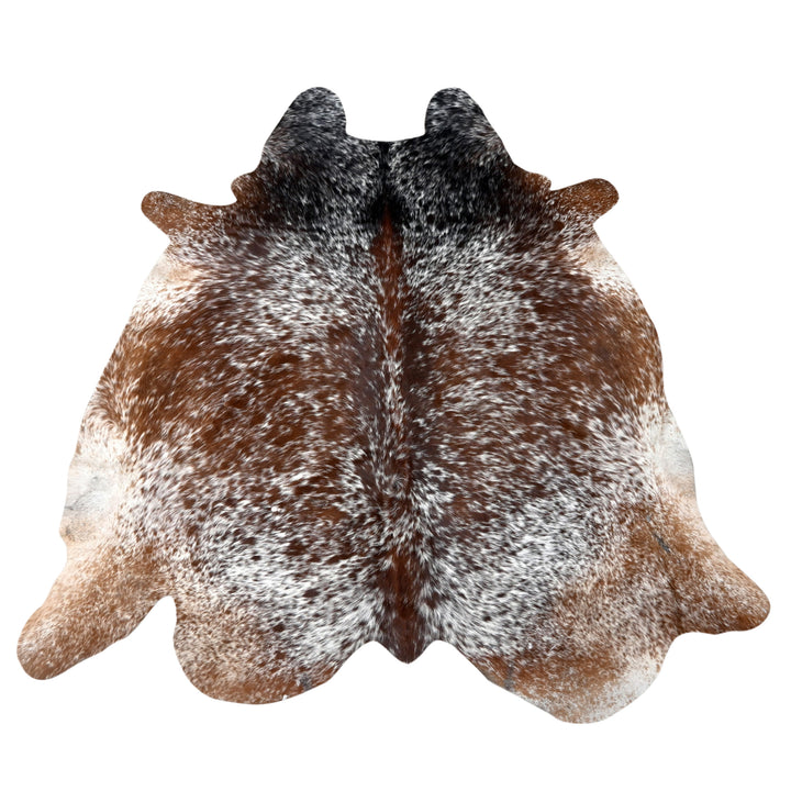 Exotic Tricolor Cow Hide 5.5X6 FT