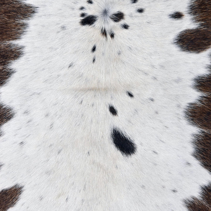 Brazilian Tricolour Cow hide Rug 4.5x4.5 FT