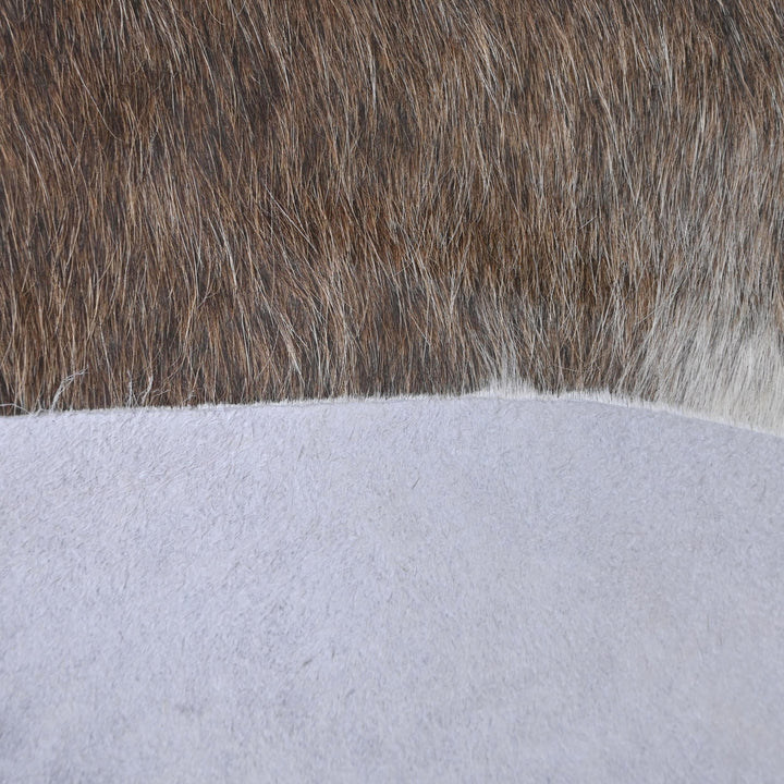 Brazilian Tricolour Cow hide Rug 4.5x4.5 FT