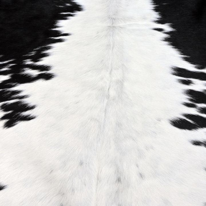 Spotted Spine Cow hide Rug 4X4.5 FT