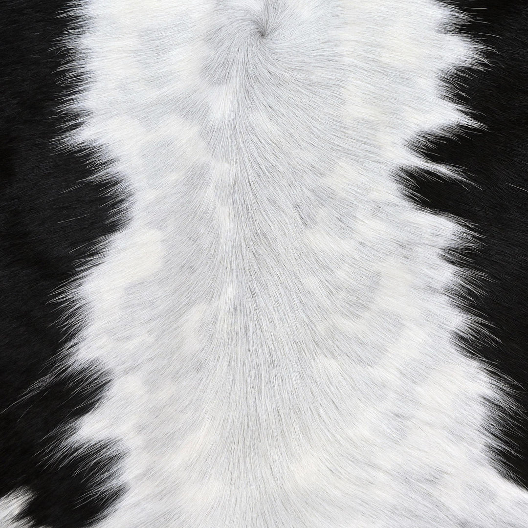 Spotted Spine Cow hide Rug 4X4.5 FT