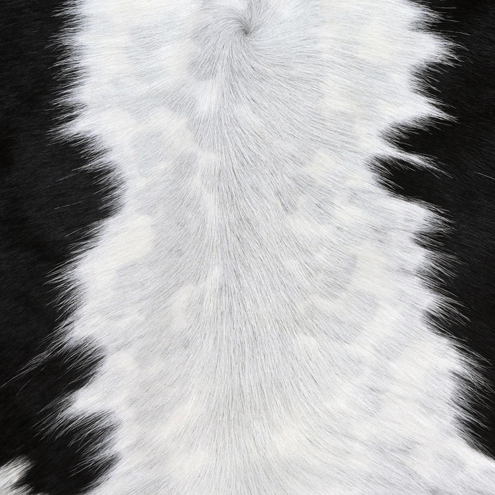 Spotted Spine Cow hide Rug 4X4.5 FT