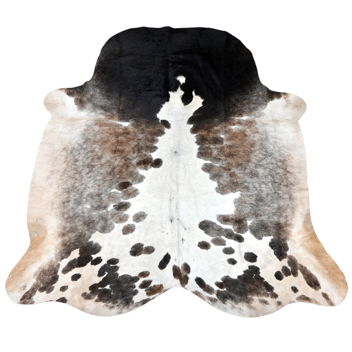Brazilian Tri-Colour Cow Hide 5.5X5.5 FT