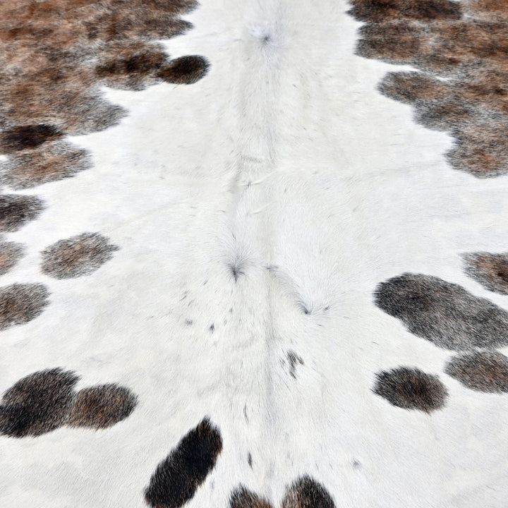 Brazilian Tri-Colour Cow Hide 5.5X5.5 FT