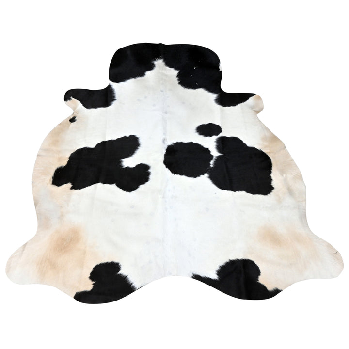 Panda Print Cow hide Rug 4.5X5 FT