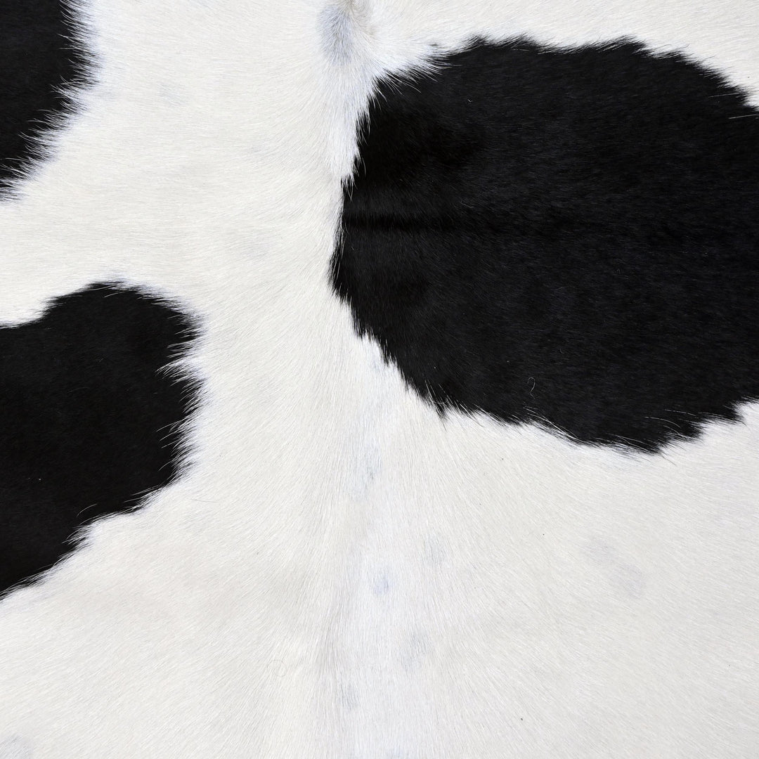 Panda Print Cow hide Rug 4.5X5 FT