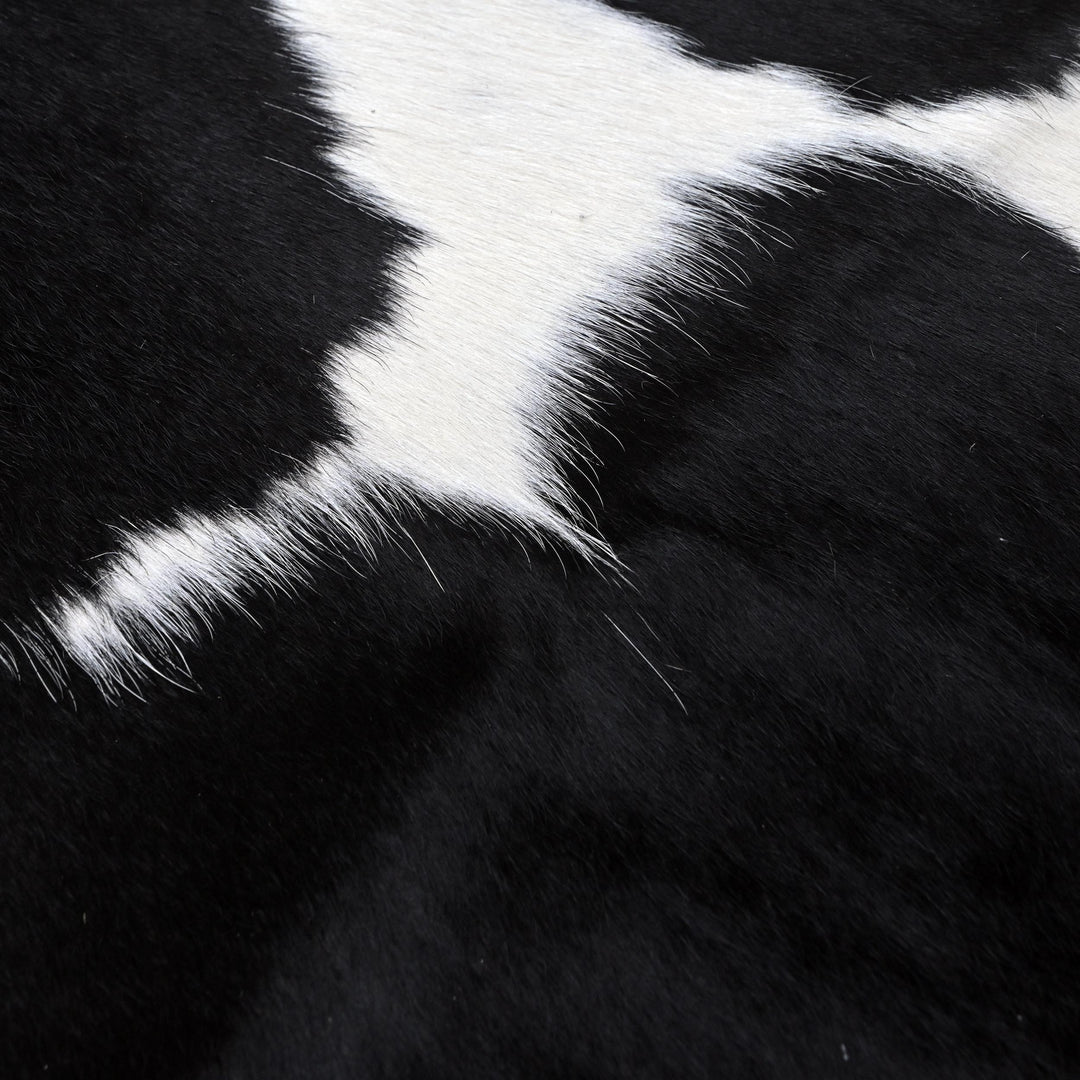 Panda Print Cow hide Rug 4.5X5 FT