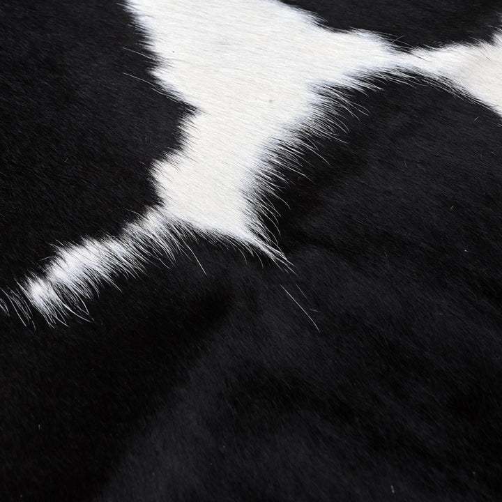 Panda Print Cow hide Rug 4.5X5 FT