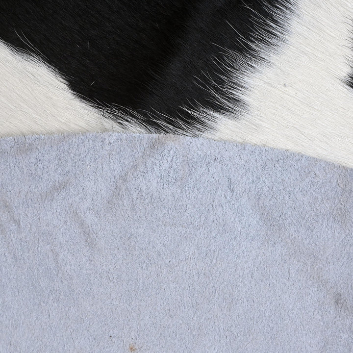 Panda Print Cow hide Rug 4.5X5 FT