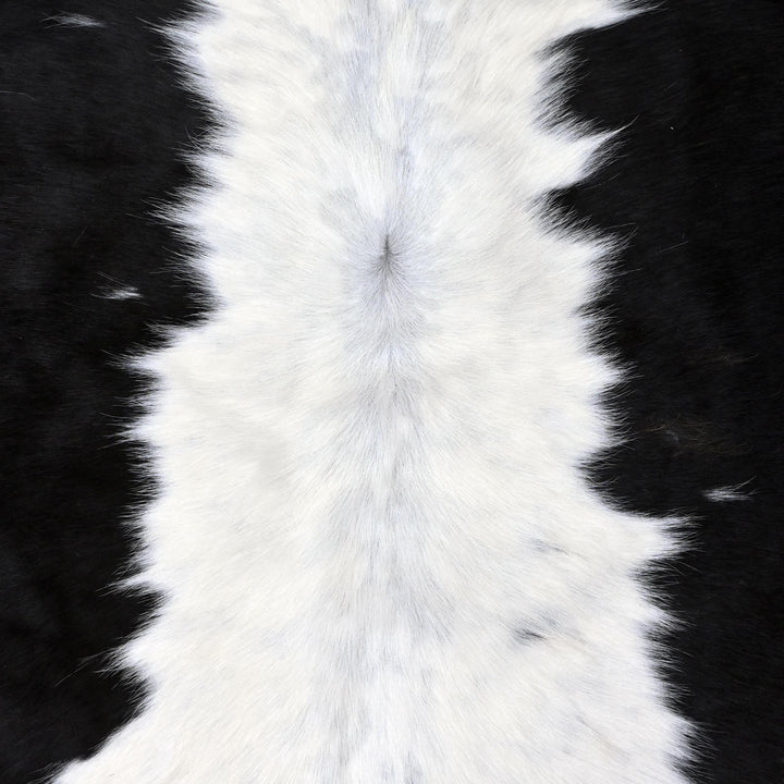 Black & White Cow hide Rug 4X4 FT