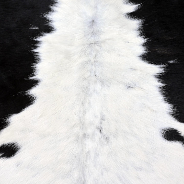 Black & White Cow hide Rug 4X4 FT