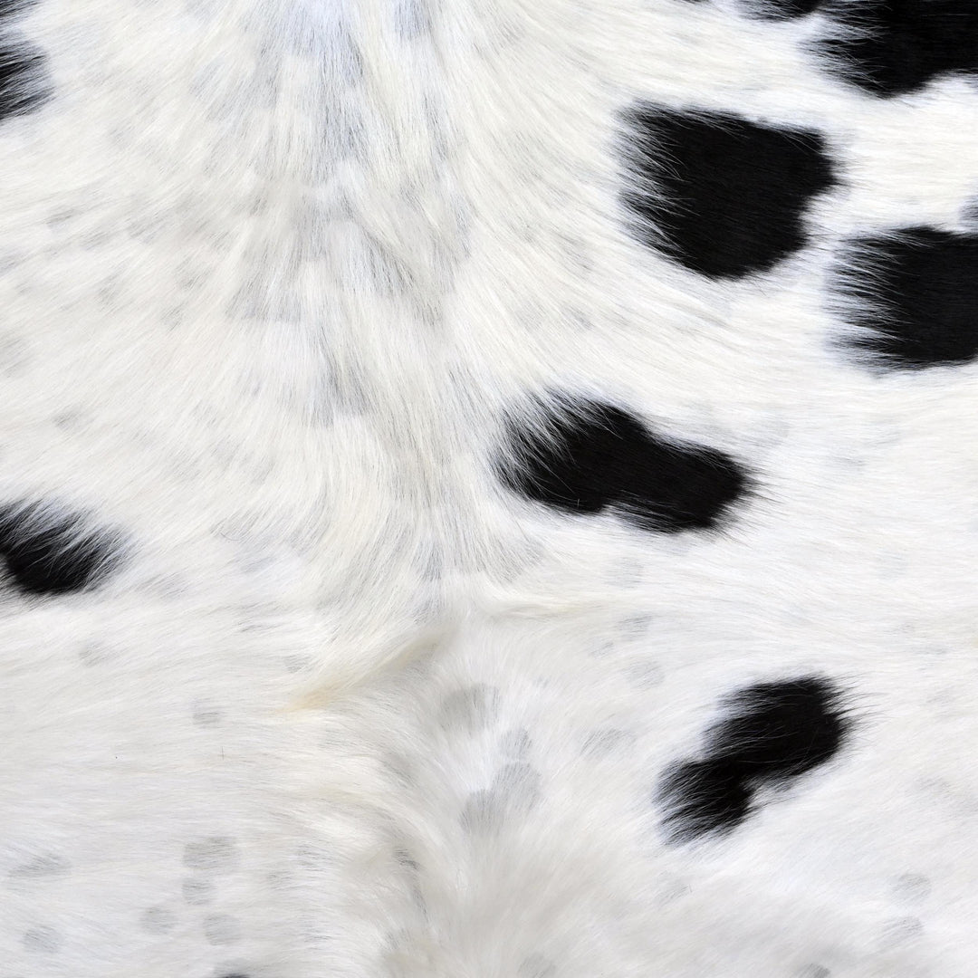 Black & White Cow hide Rug 4X4 FT