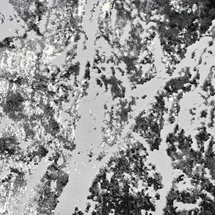 Grey Abstract Turkish Rug 5X8 Ft