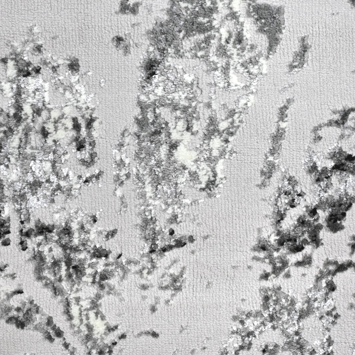 Grey Abstract Turkish Rug 5X8 Ft