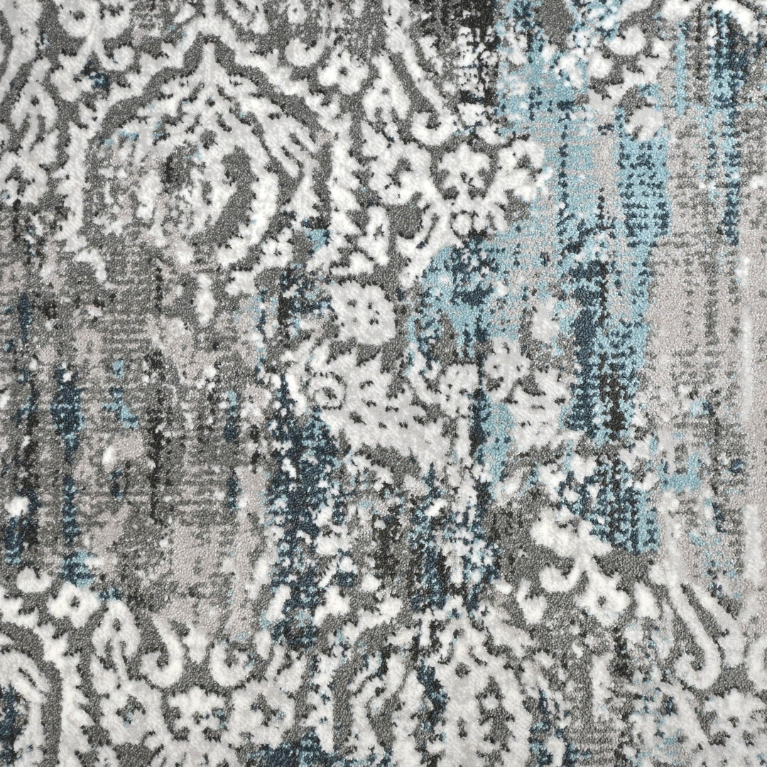 Grey Plain Turkish Rug 5X8 Ft