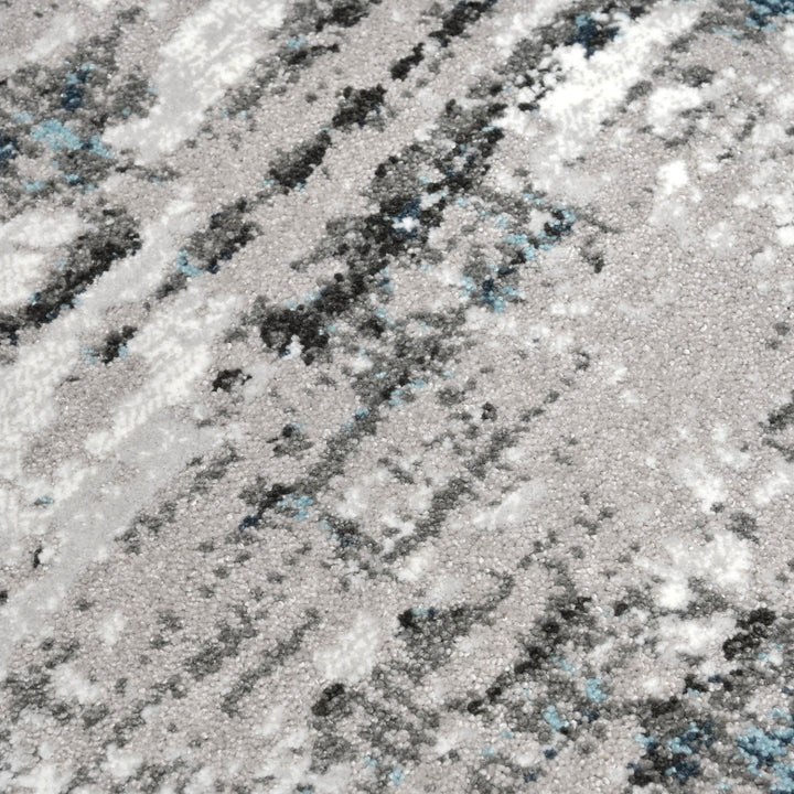 Grey Plain Turkish Rug 5X8 Ft