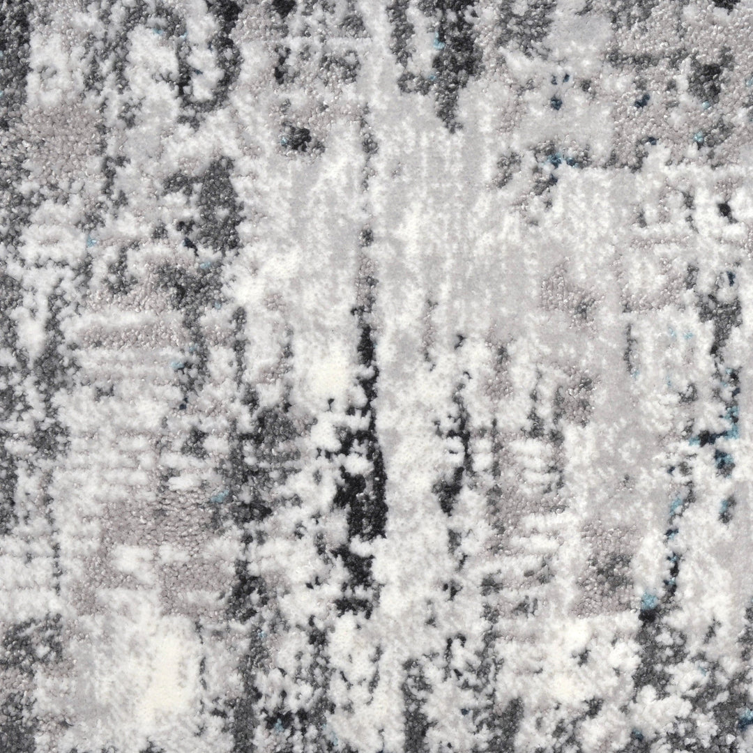 Grey Plain Turkish Rug 5X8 Ft