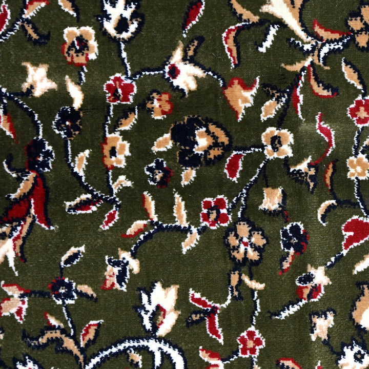 Olive Green Arch Hand-Knotted Prayer Rug 2.5x4 FT