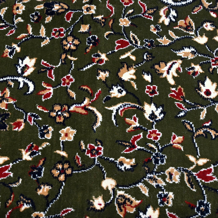 Olive Green Arch Hand-Knotted Prayer Rug 2.5x4 FT