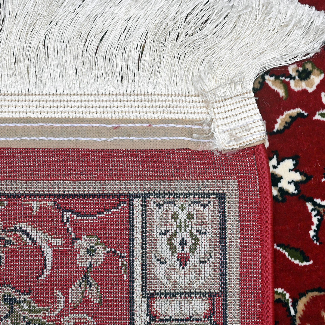 Red Medallio Hand-Knotted Prayer Rug 2.5x4 FT