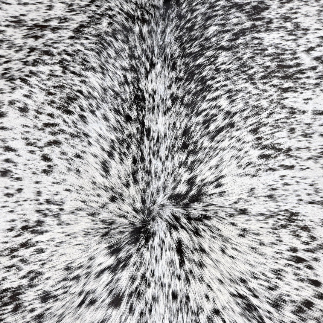 Brazilian Speckled Tricolor Cow hide 4.5X5 FT
