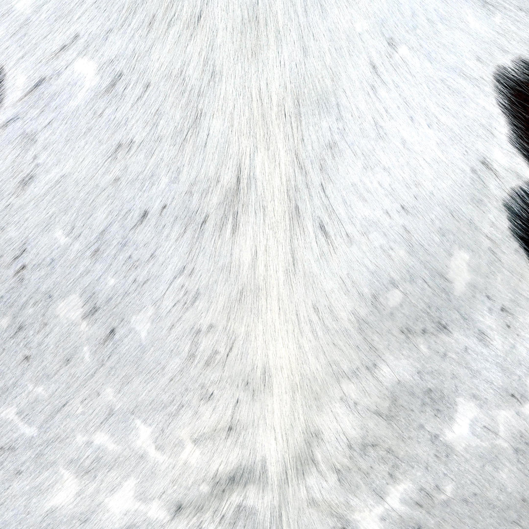 Brazilian Dark Tricolor Cow hide Rug 4.5x4.5 FT