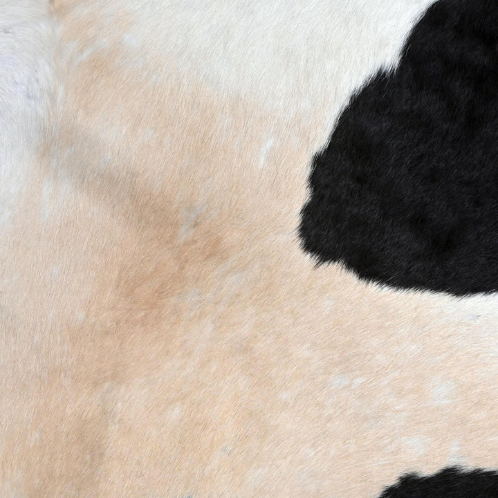 Black & White Cow hide Rug 4X4 FT