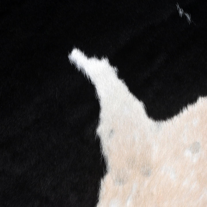 Black & White Cow hide Rug 4X4 FT