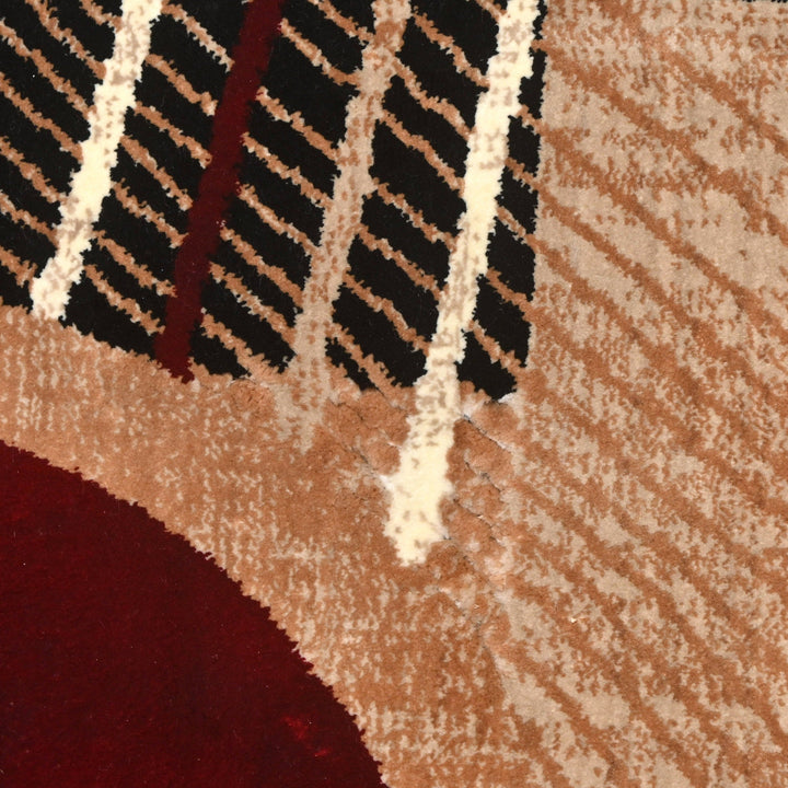 Geometric Turkish Embossed Rug 5x8 FT